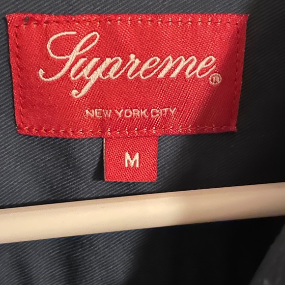 Supreme Mike Kelley Ahh…Youth! Navy Blue Work Shirt FW18 - Picture 3 of 4